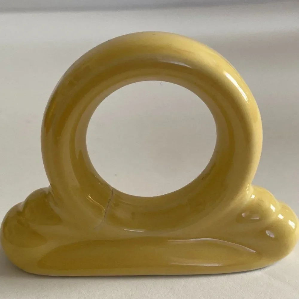 Fiestaware Yellow Retired Color Discontinued Napkin Ring